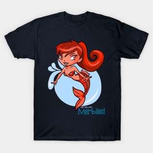 Red Ponytail Merbie T-Shirt